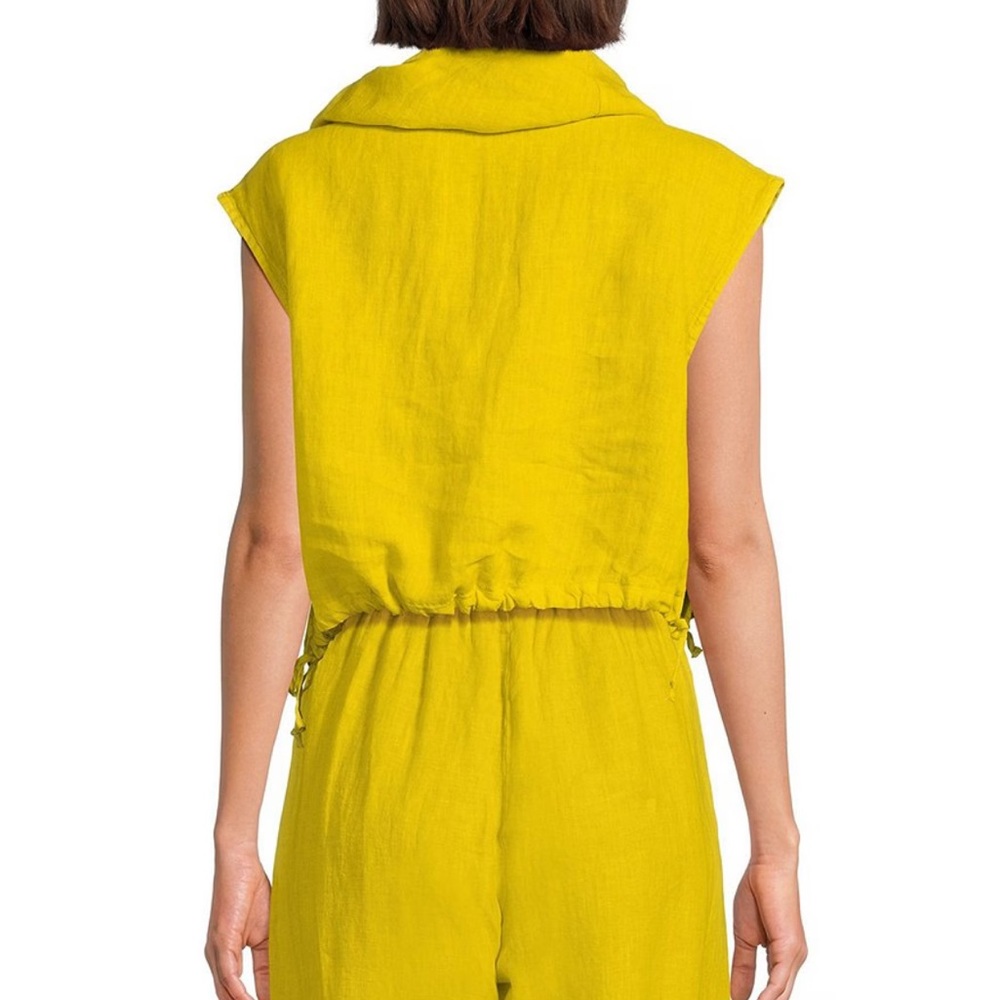 XL NWT Bryn Walker light linen vest top - Picture 2 of 6